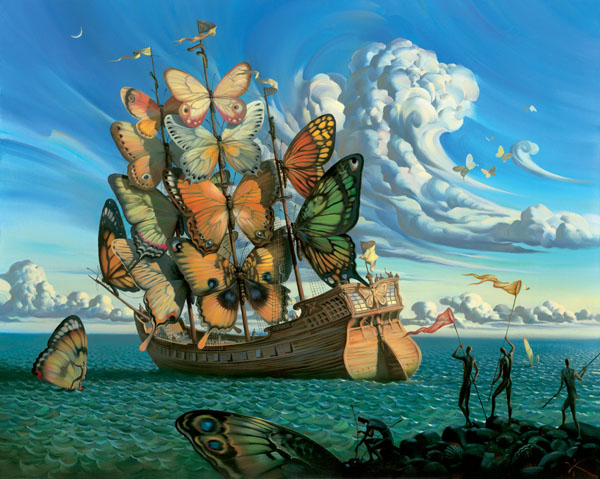DEPARTURE OF THE WINGED SHIP

39 x 31

Edition: 325 by Vladimir Kush