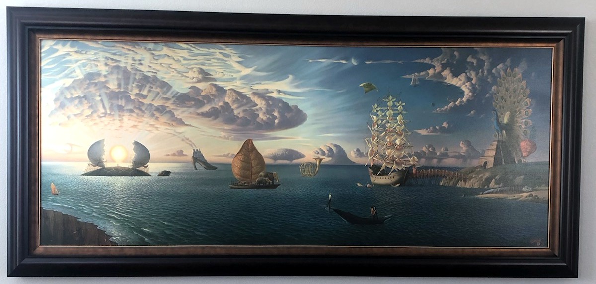 MYTHOLOGY OF THE OCEANS and HEAVENS by Vladimir Kush