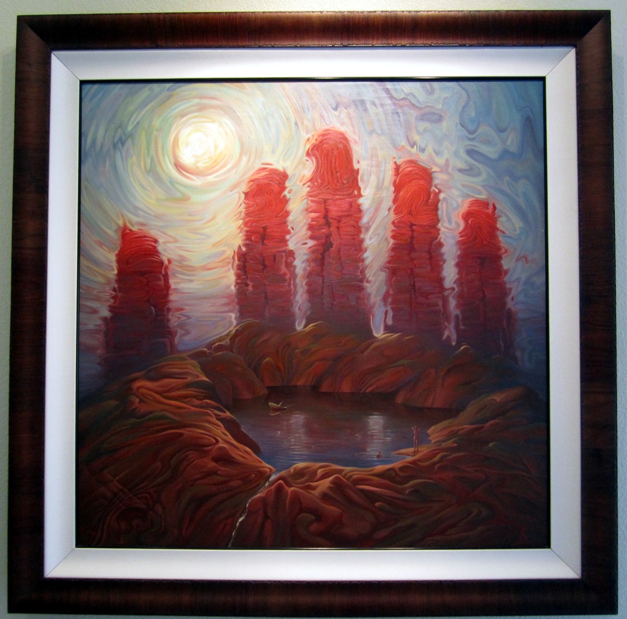 Earth Gestures Up by Vladimir Kush original painting