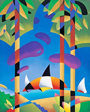 Rene Lalonde - Sailing At Sunset