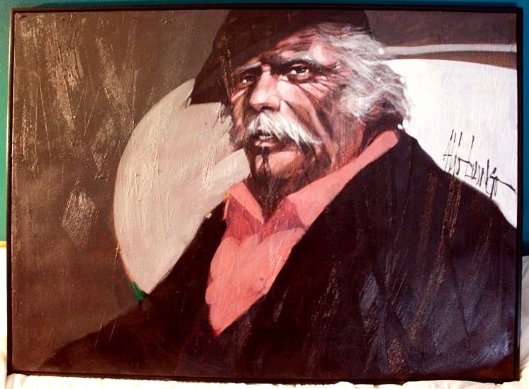 Aldo Luongo - Saturday Night Shirt - original painting