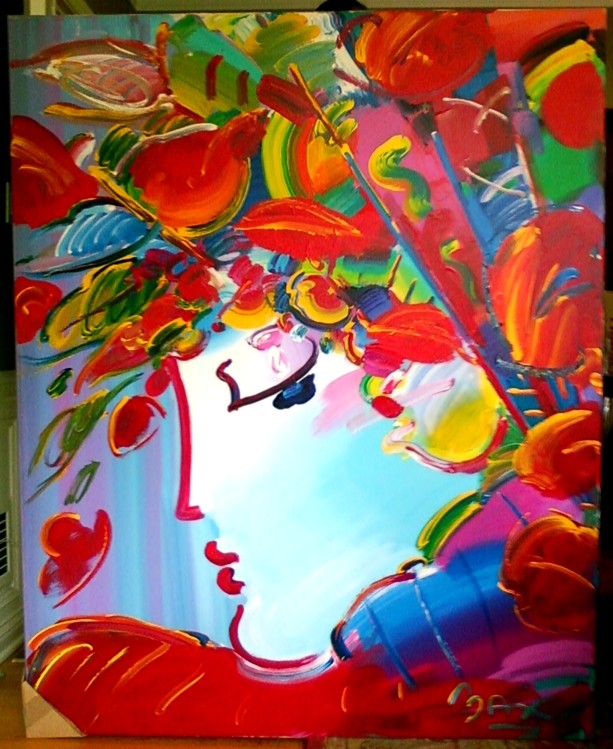 BLUSHING BEAUTY - Fine Art by Peter Max