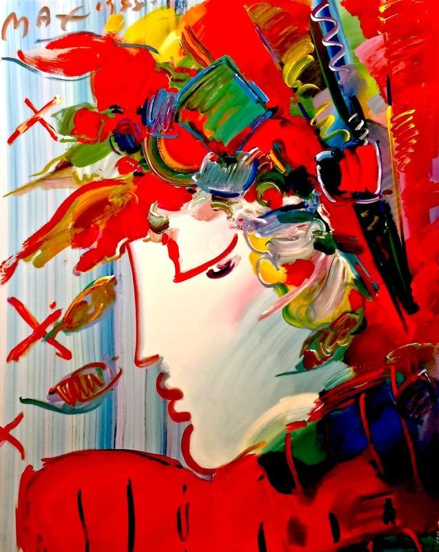 BLUSHING BEAUTY - Fine Art by Peter Max
