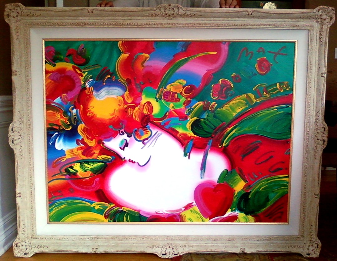 FLOWER BLOSSOM LADY - Fine Art by Peter Max