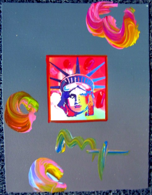 STATUE OF LIBERTY - Fine Art by Peter Max