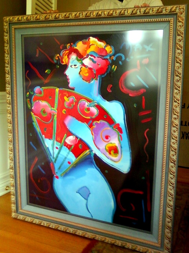 NUDE FAN DANCER - Fine Art by Peter Max
