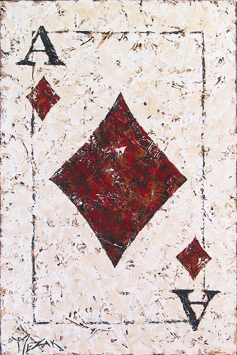 Jack of Diamonds - original painting by 