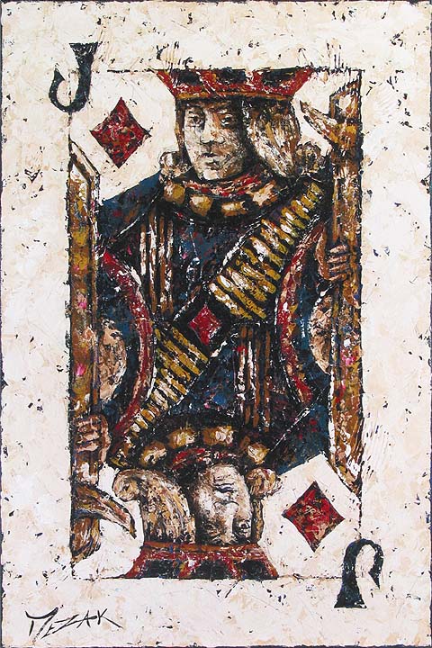 Jack of Diamonds - original painting by 
