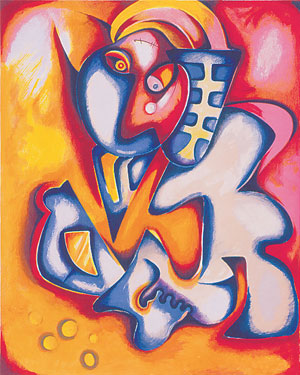 RIGHT THINGS AT THE RIGHT TIME - Fine Art by  Alexandra Nechita