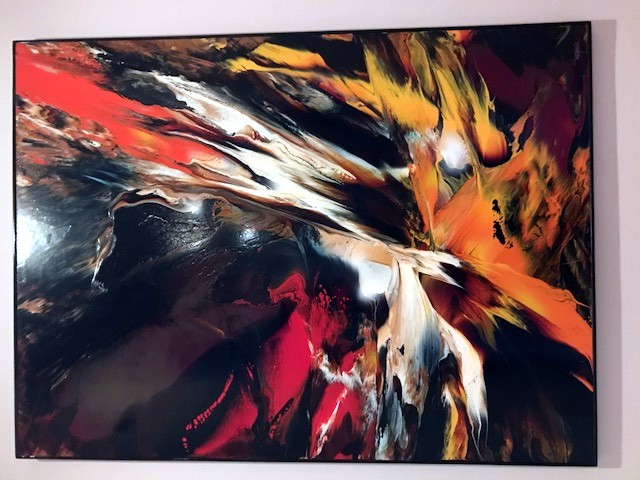 Leonardo Nierman - Firebird - Original Painting