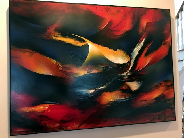 Leonardo Nierman - Lava - Original Painting
