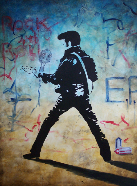 Tina Palmer - Elvis - Original Painting