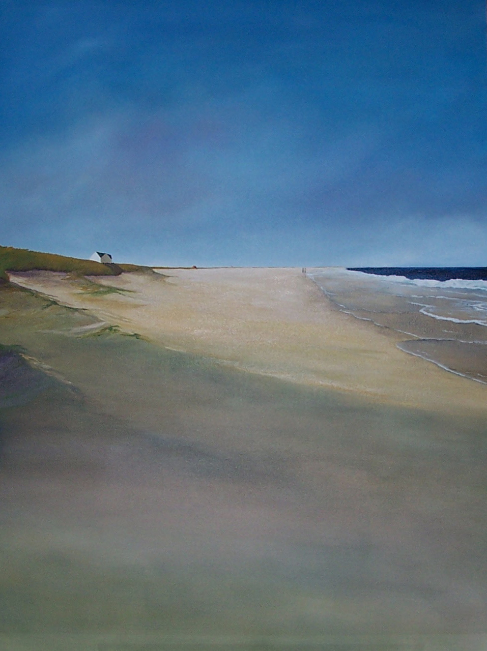 Tina Palmer - Walk on the Beach original painting