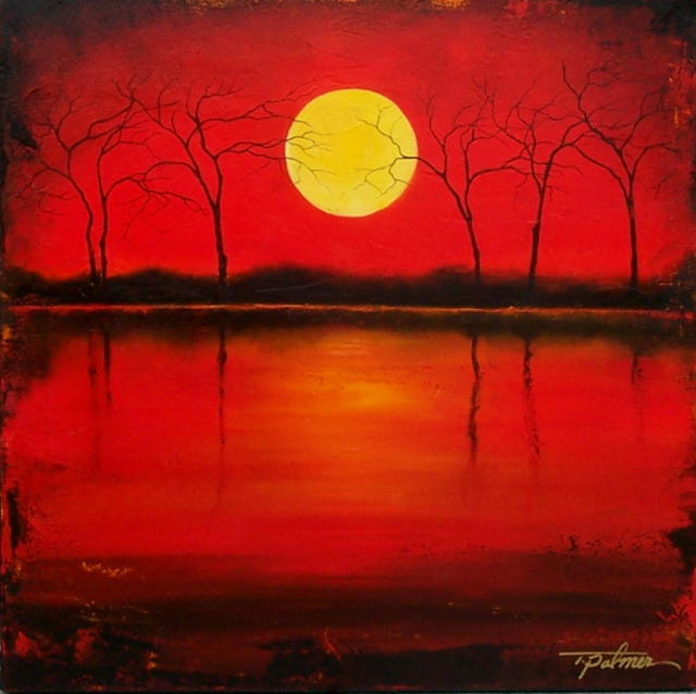Tina Palmer - Zenful Lake original painting