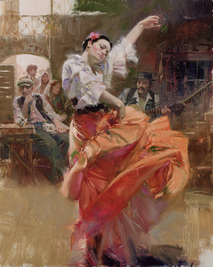 Flamenco In Red

Hand Embellished by Pino

Giclee on Canvas

40 x 24