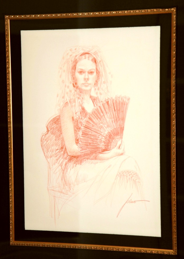 Spanish Fan by Pino
Original Drawing on Paper