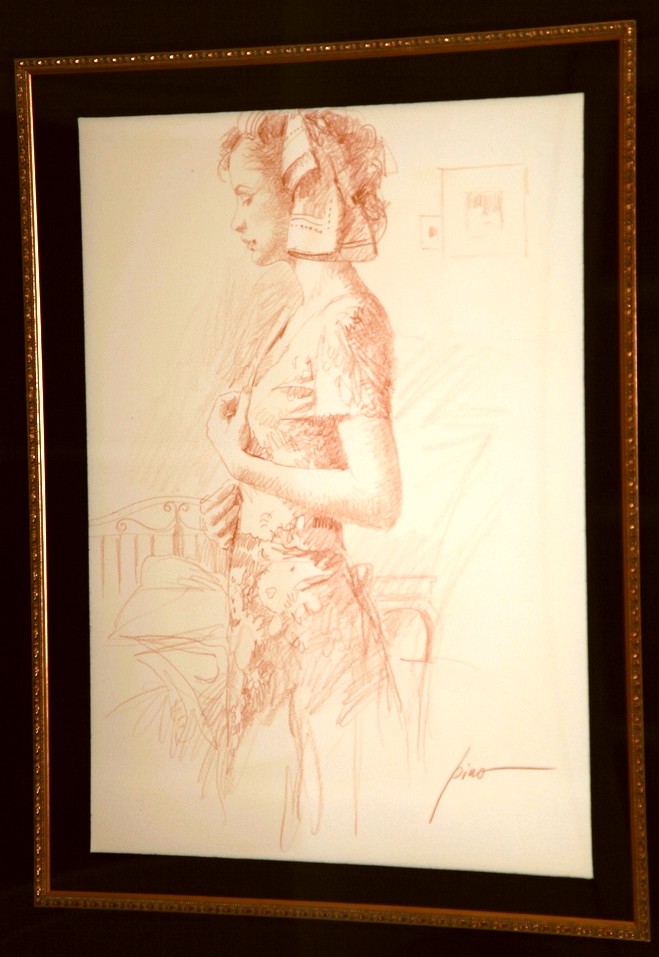 Morning Pause by Pino
Original Drawing on Paper