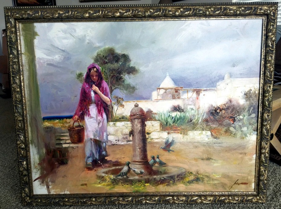 THE FOUNTAIN by Pino

Original Painting, Oil on Canvas

Size: 30 x 40