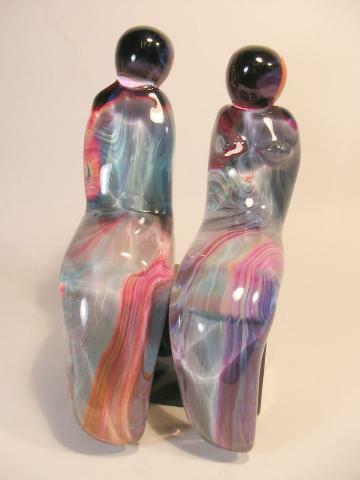 BOOKENDS
Glass Sculpture by Dino Rosin