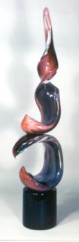 DOUBLE RIBBON
Clear & Calcedonia
42 height by Dino Rosin