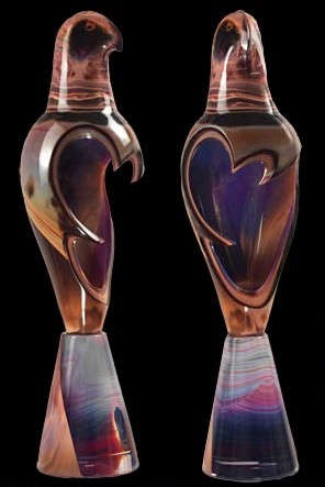 EAGLE
Calcedonia Glass Sculpture by Dino Rosin