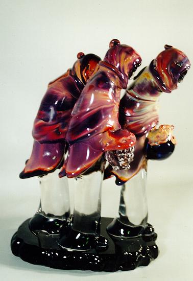 EXODUS
Clear & Calcedonia
19 1/2 x 12 1/2 x 25 by Dino Rosin