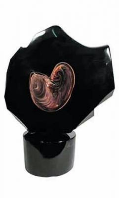 SPAZIO
Calcedonia Glass Sculpture on Base by Dino Rosin