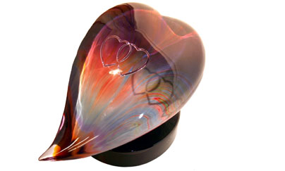 HEART
Calcedonia Glass Sculpture by Dino Rosin