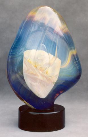 SINGLE PEBBLE
Clear & Calcedonia by Dino Rosin