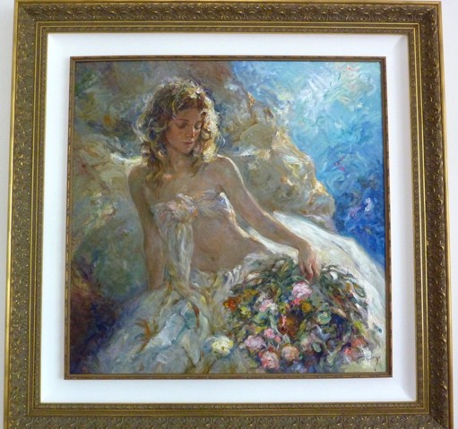 Esplendor Original Oil on Canvas Painting Fine Art by Jose Royo