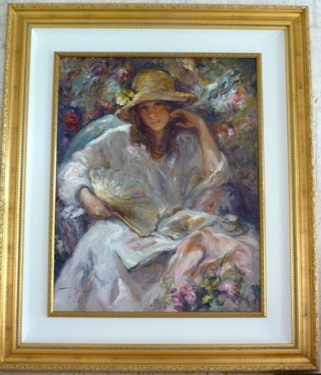 Sol Y Sombra Original Oil on Canvas Painting Fine Art by Jose Royo
