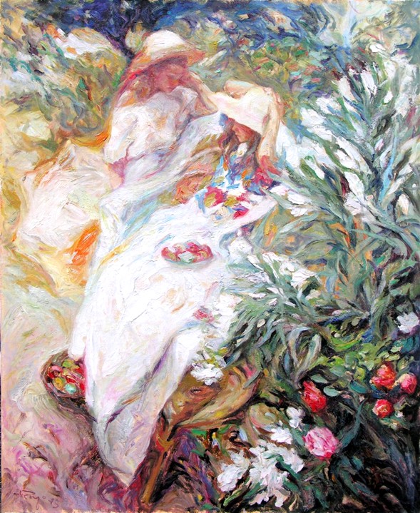 Untitled Original Painting Fine Art by Jose Royo