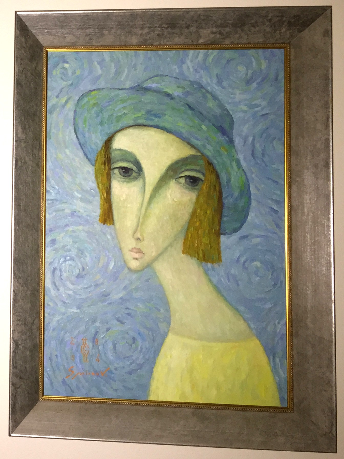 Sergey Smirnov - Girl Original Oil on Linen Painting