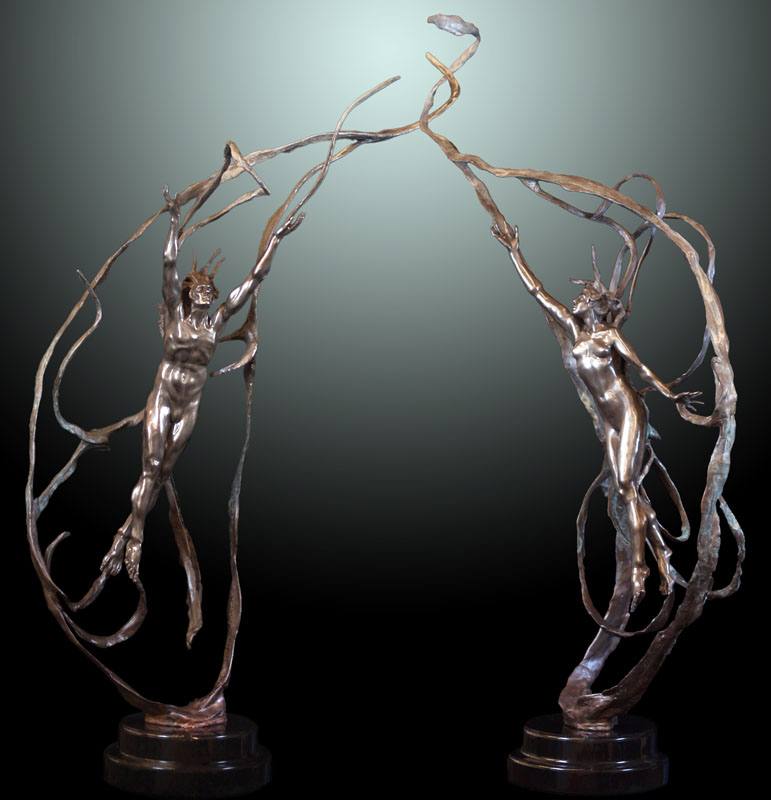 M.L. Snowden - Lumino-Lumina Bronze Sculpture