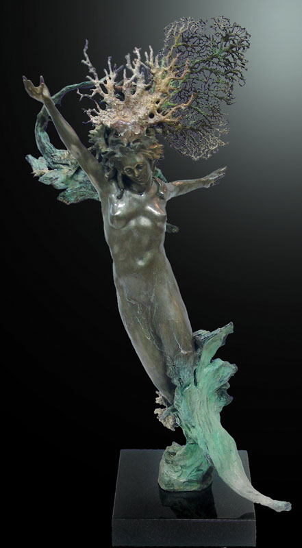 M.L. Snowden - Valentin Sea Fan Bronze Sculpture