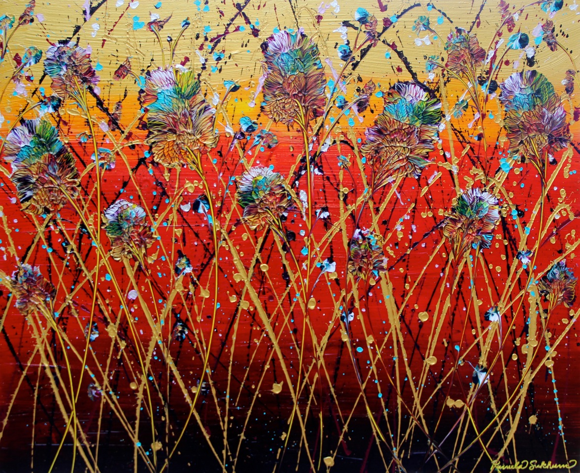 Pamela Sukhum - Bamboo Amongst the Oaks Red
