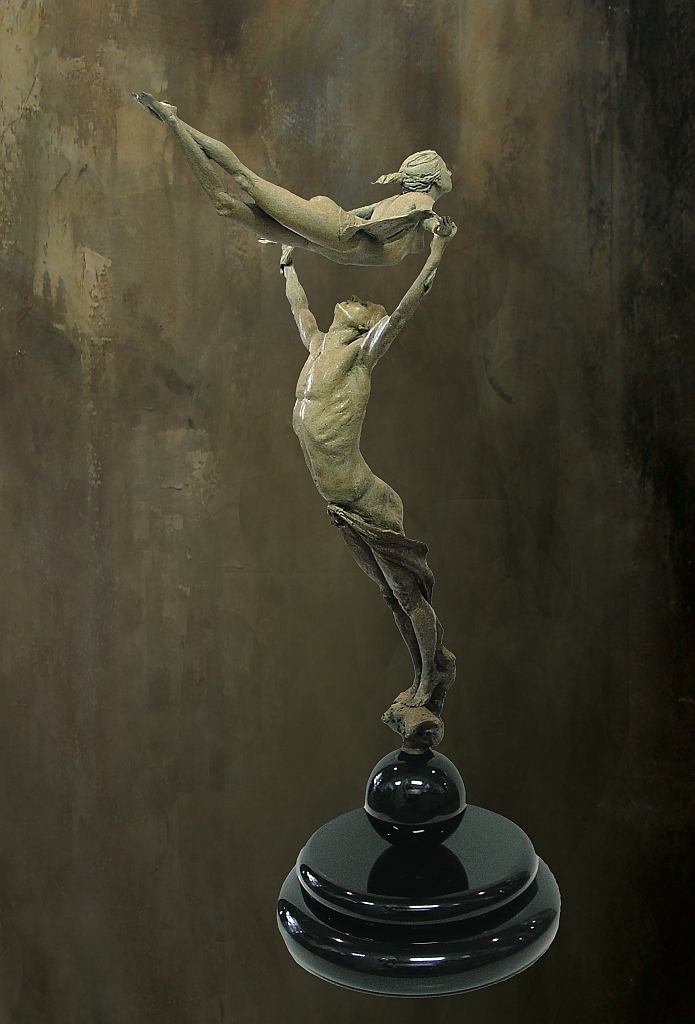 N. TUAN - BENEVOLENCE - bronze sculpture