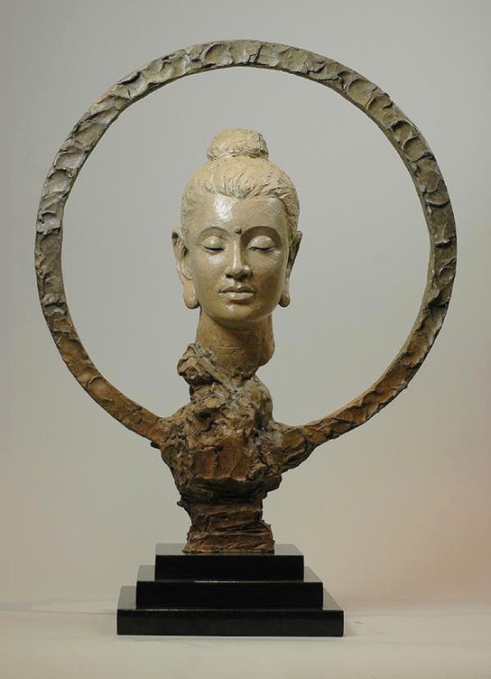 N. TUAN - Gautama Buddha - bronze sculpture