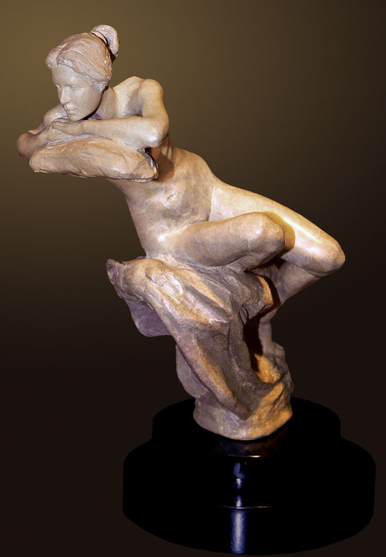 N. TUAN - HOPE - bronze sculpture