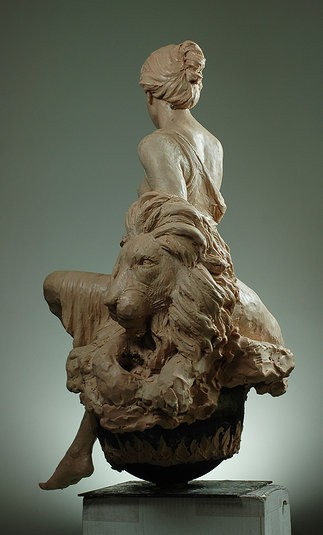 N. TUAN - ZODIAC - Leo - bronze sculpture