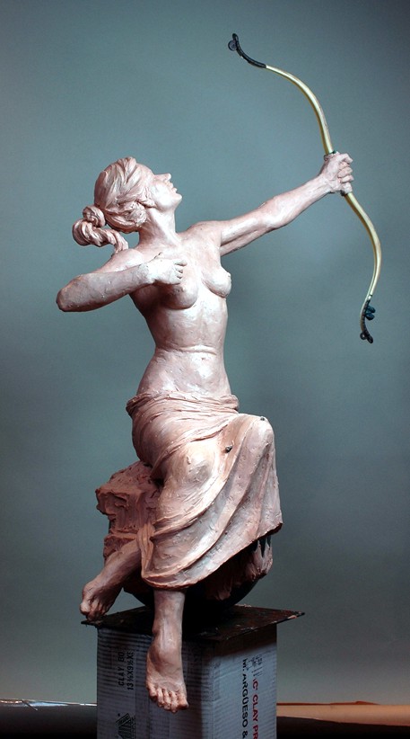 N. TUAN - ZODIAC - Sagittarius - bronze sculpture