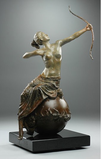 N. TUAN - ZODIAC - Sagittarius - bronze sculpture