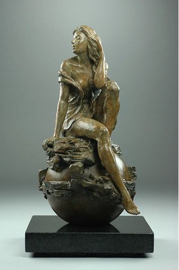 N. TUAN - ZODIAC - VIRGO - bronze sculpture