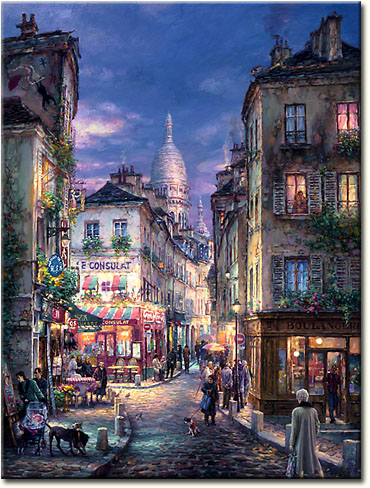 A STROLL IN MONTMARTRE by Cao Yong