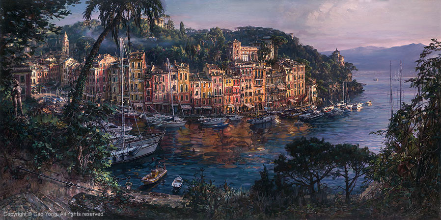 Morning in Portofino by Cao Yong