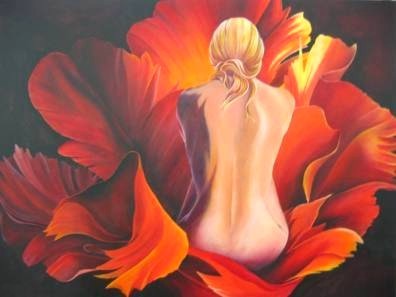 Ashley Coll - Intimate Thoughts painting