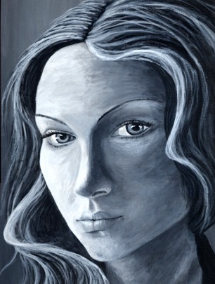 Ashley Coll - Laura Prepon painting