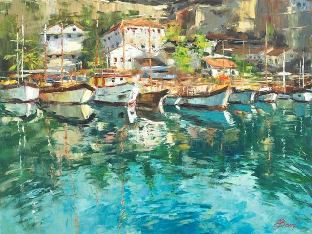 Elena Bond - Jewel of Antalya - Limited Edition on Canvas