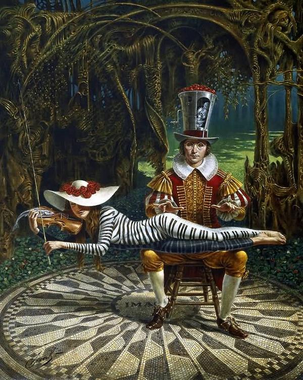 Michael Cheval - IMAGINE - Oil on Canvas