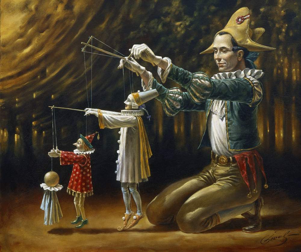 Michael Cheval - evolution - Oil on Canvas